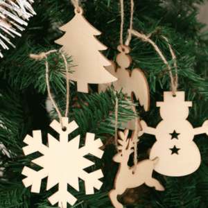 classy wooden decorative tree pendants 10pcs 5