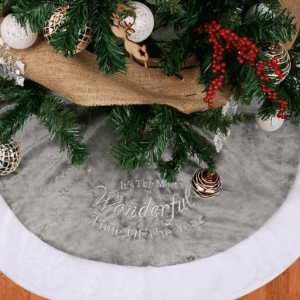 tree skirt grey color 90cm 2