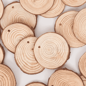 natural wood slices diy arts crafts set of 10pcs